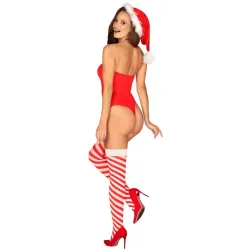 Obsessive Tenue Noël Kissmas Teddy 3 pièces